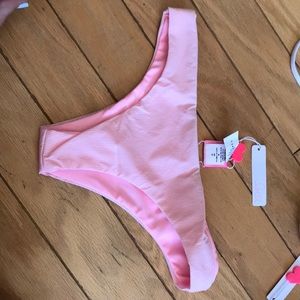 Lolli bathing suit set.(pink&white)